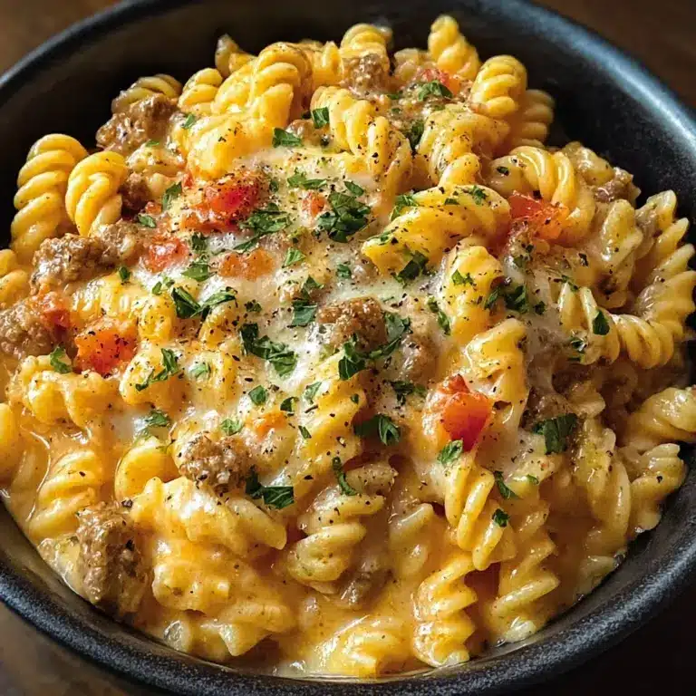 The Best Crockpot Garlic Parmesan Chicken Pasta Recipe