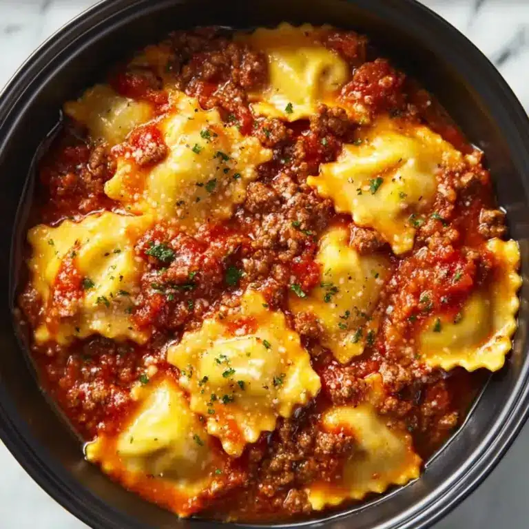 Crockpot Ravioli Lasagna Recipe