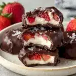 Chocolate Strawberry Frozen Yogurt Bites Recipe