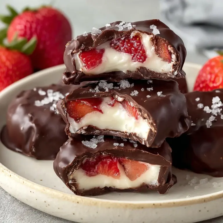 Chocolate Strawberry Frozen Yogurt Bites Recipe