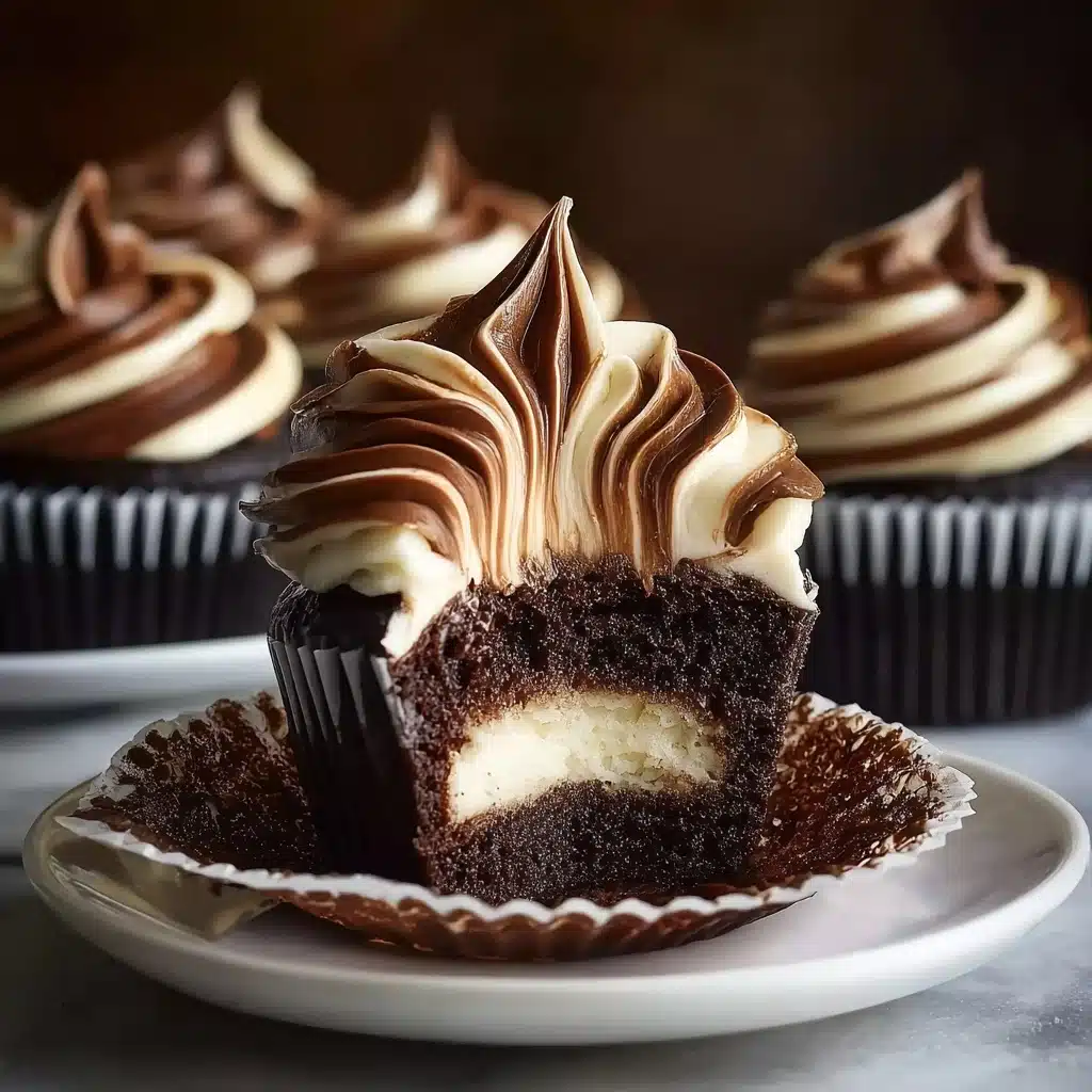 Chocolate Coffee Cream Cupcakes Recipe - Recipe Image