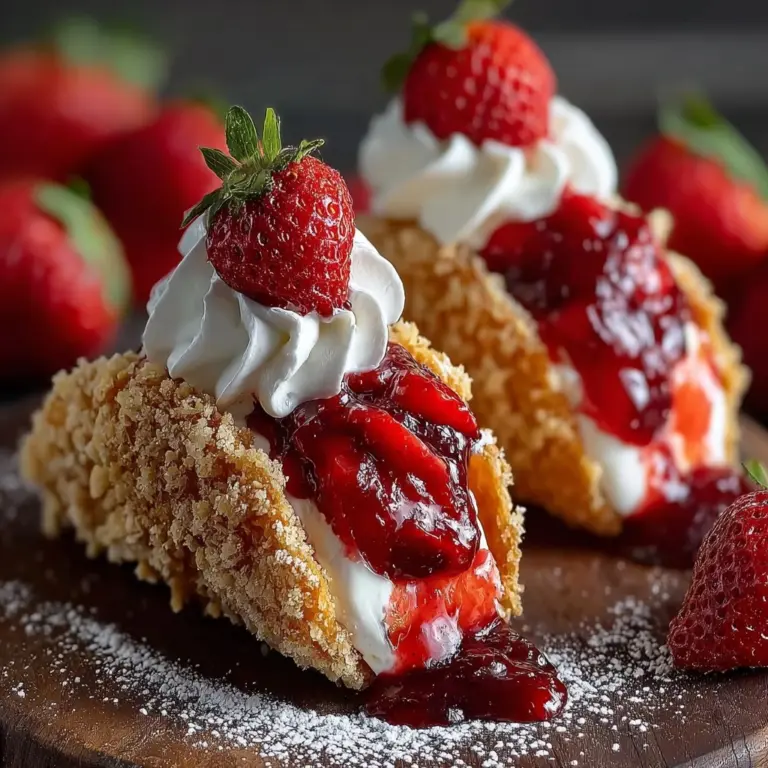 Strawberry Crunch Cheesecake Tacos Recipe