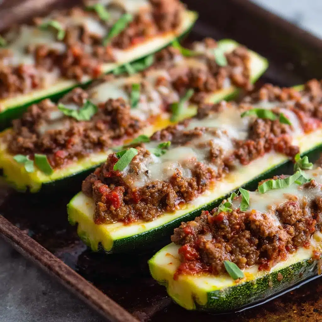 Easy Ground Beef Zucchini Boats (Healthy and Delicious) Recipe - Recipe Image