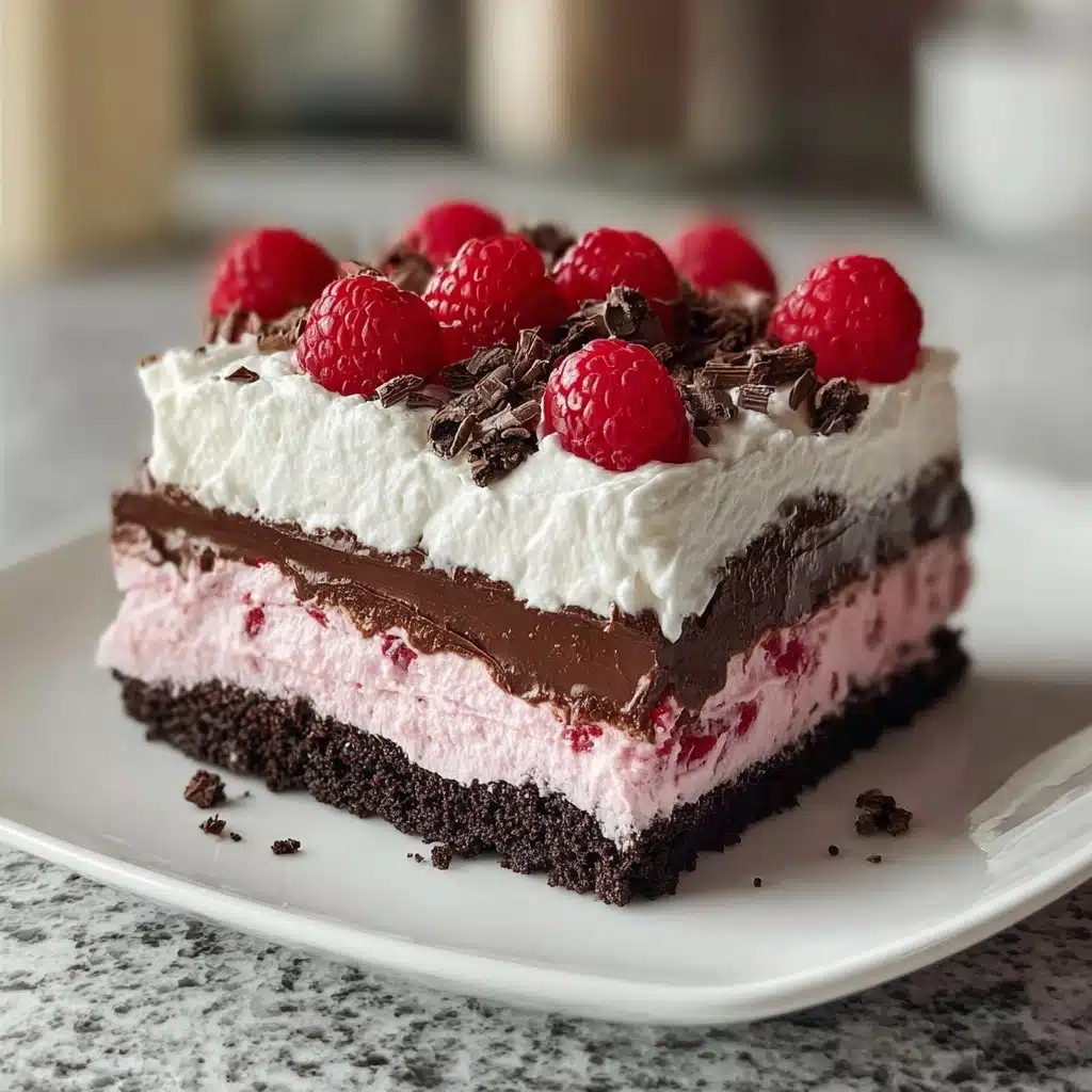 Raspberry Chocolate Lasagna Dessert Recipe - Recipe Image