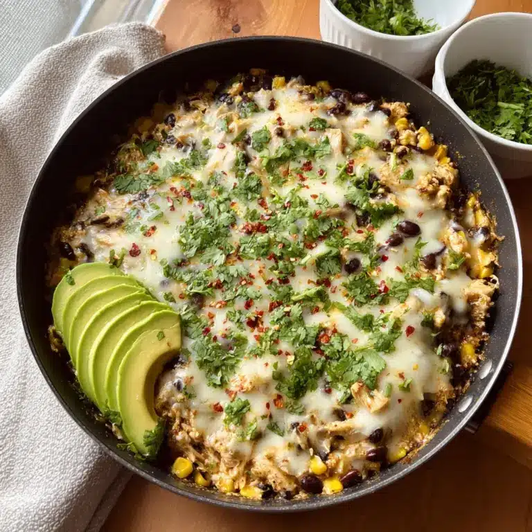 Salsa Verde Chicken & Rice Skillet Recipe
