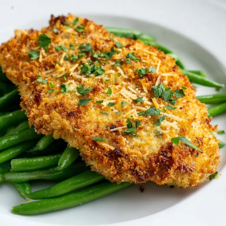 Air Fryer Parmesan Crusted Chicken Recipe