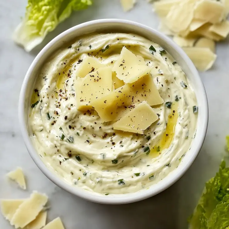 Homemade Creamy Caesar Salad Dressing Recipe