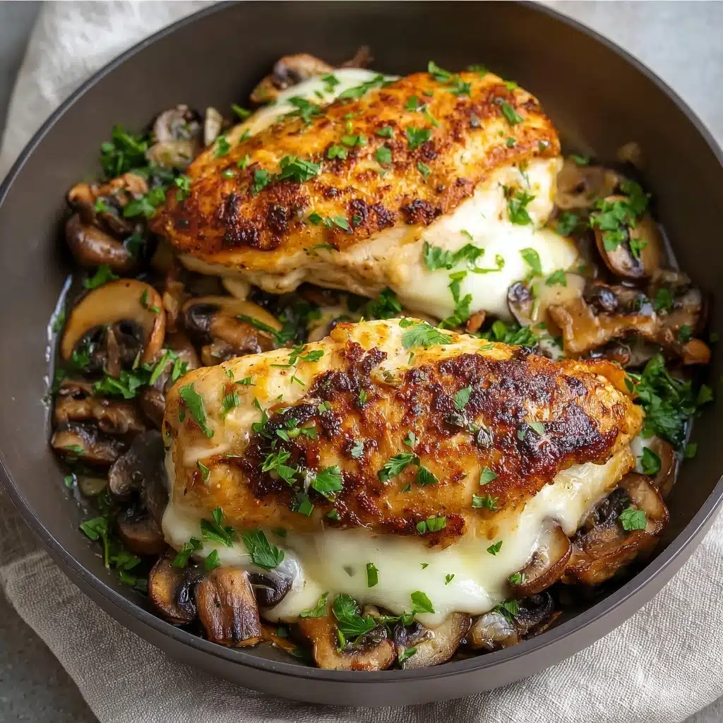 Mushroom Stuffed Chicken Breast – Quick and Easy Recipe - Recipe Image