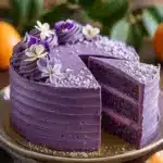 Blueberry Velvet Cake Recipe
