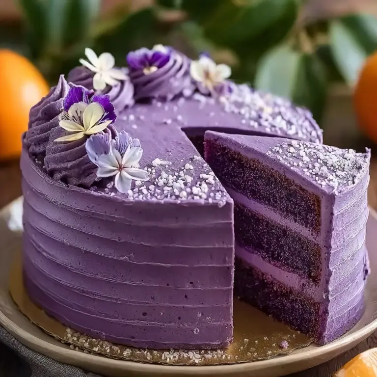 Blueberry Velvet Cake Recipe