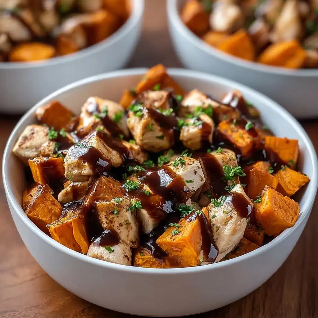 BBQ Chicken Sweet Potato Bowl Recipe - Recipe Image