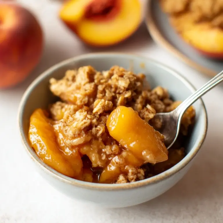 Peach Crisp Recipe