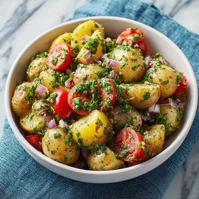 Easy Mediterranean Potato Salad with Fresh Herbs Recipe