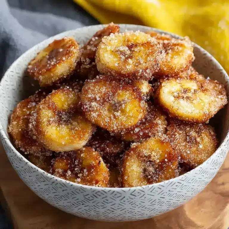 Cinnamon Sugar Air Fryer Banana Chips Recipe