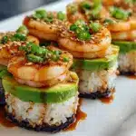 SPICY SHRIMP SUSHI STACKS Recipe