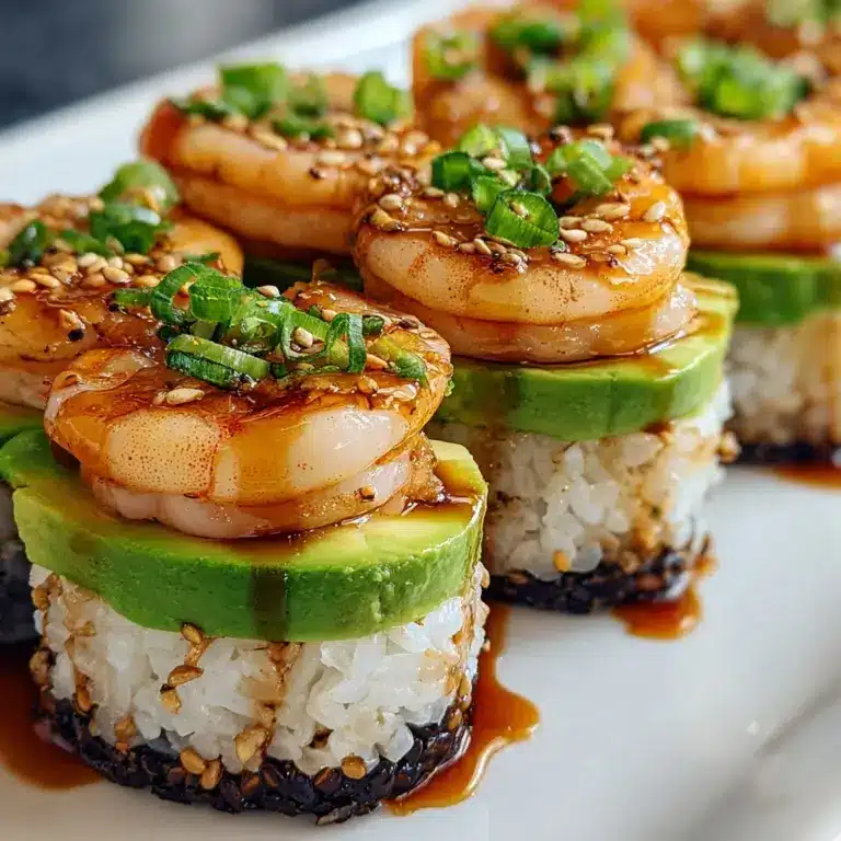 SPICY SHRIMP SUSHI STACKS Recipe