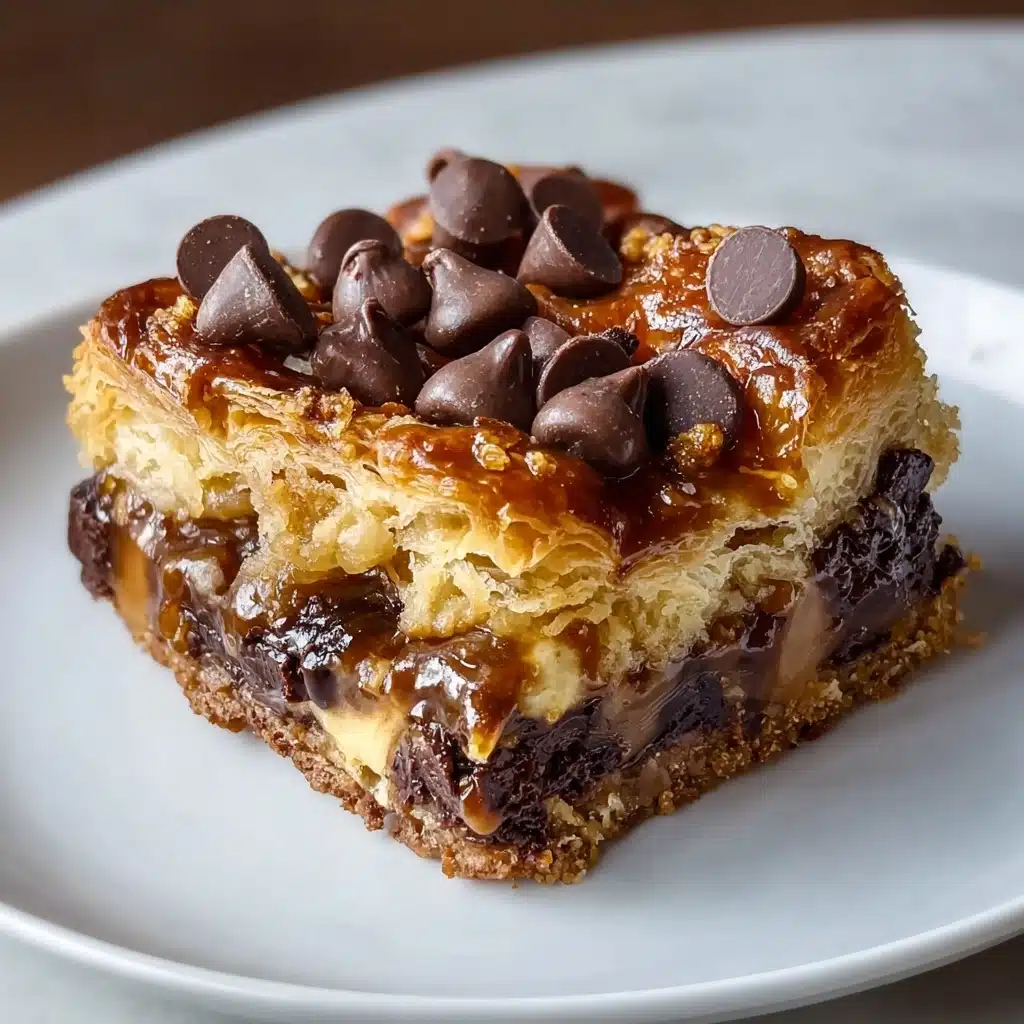 Decadent Chocolate Croissant Breakfast Bake Recipe - Recipe Image