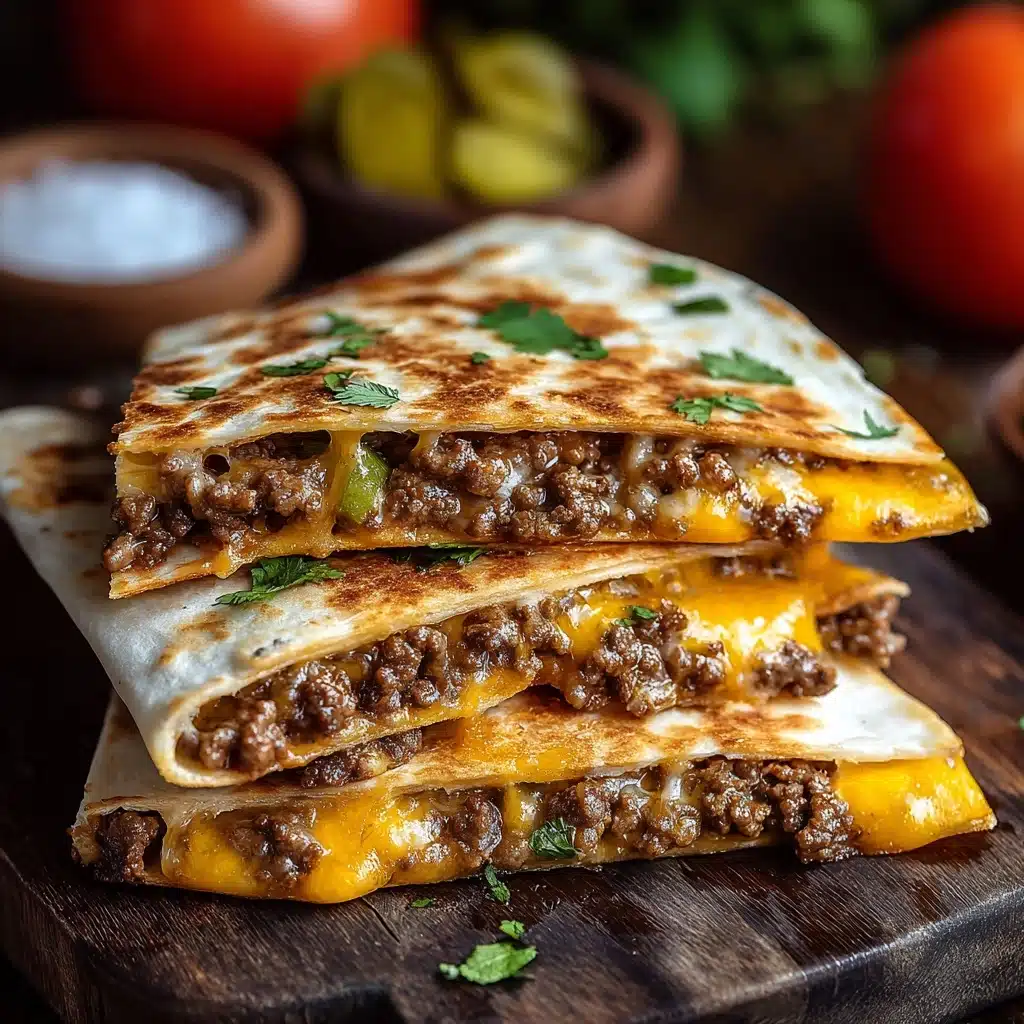 Smashburger Quesadillas Recipe - Recipe Image