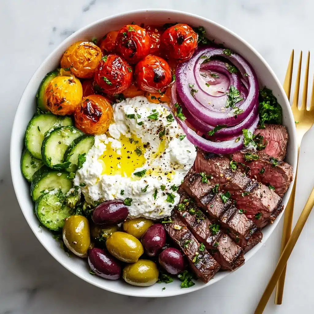 Mediterranean Steak Bowl Recipe - Recipe Image