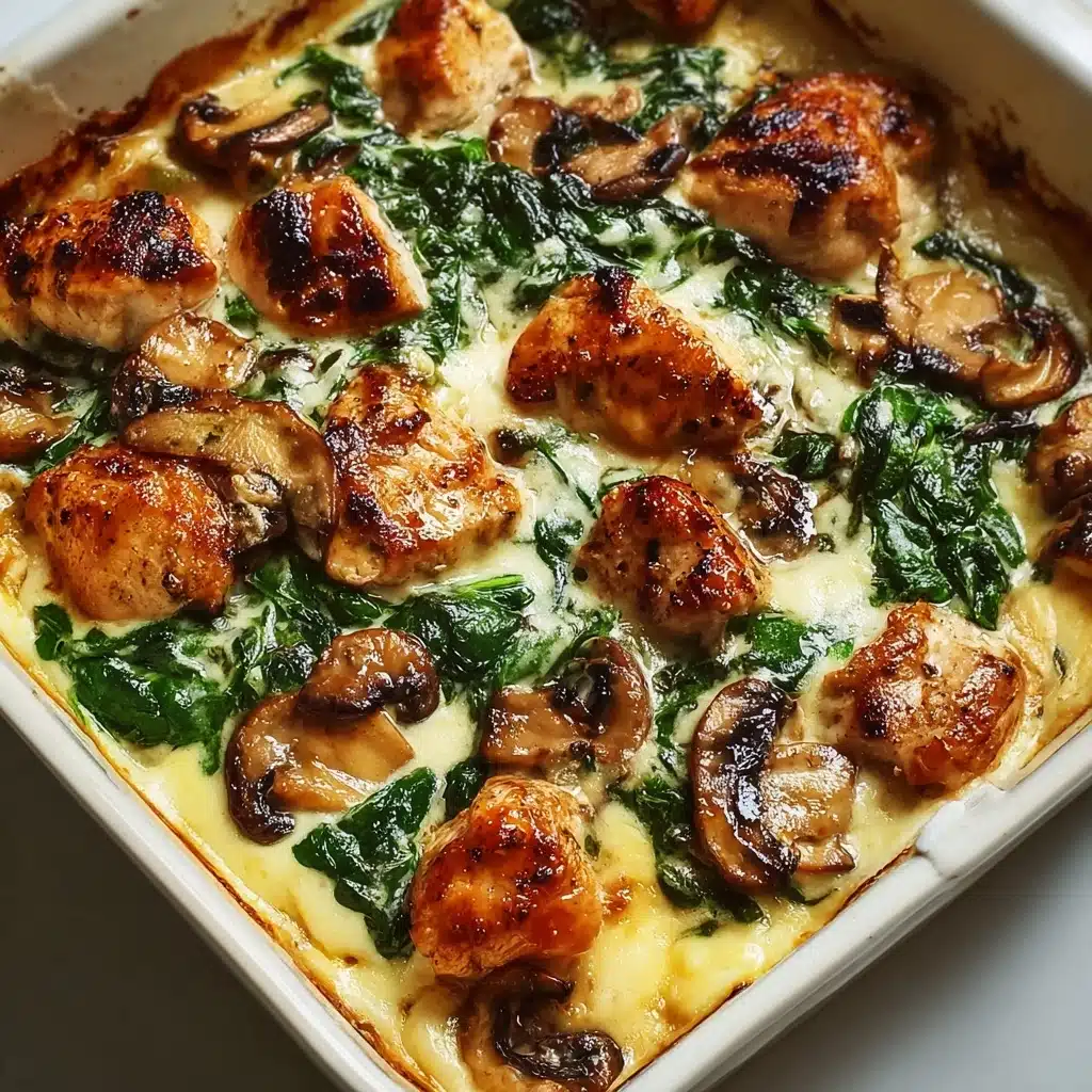 Chicken, Spinach, and Mushroom Low Carb Oven Dish
- Recipe Image