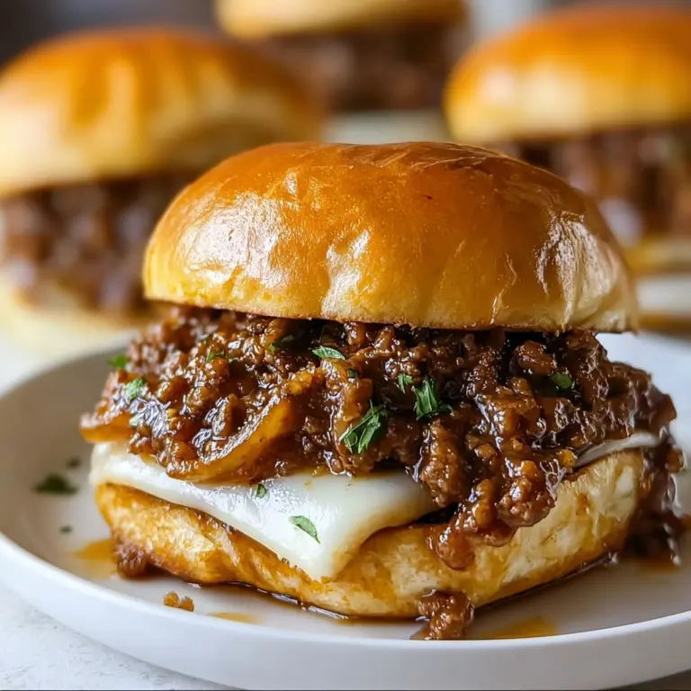 Irresistible French Onion Beef Sloppy Joes Recipe