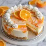 No-Bake Orange Creamsicle Cheesecake Recipe
