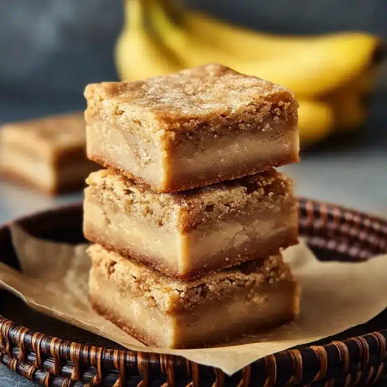 Banana Blondies Recipe