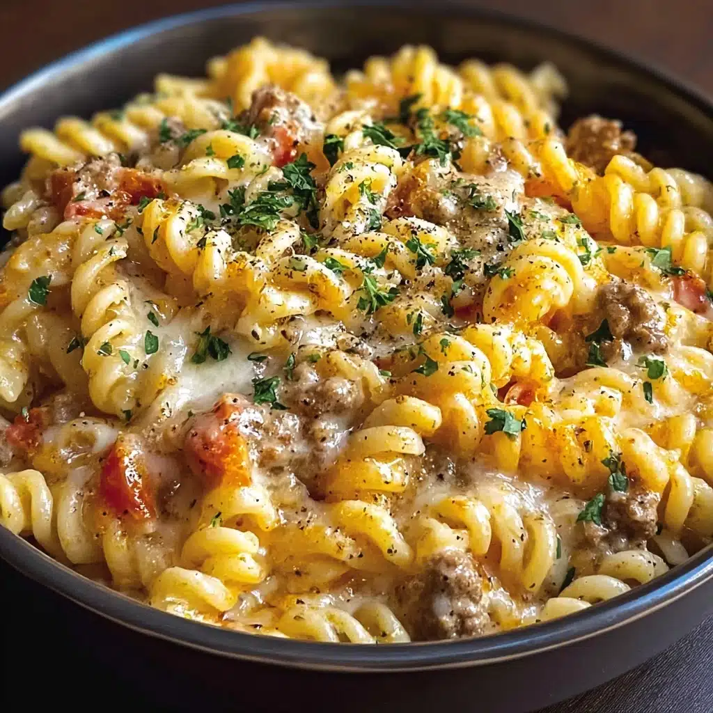 The Best Crockpot Garlic Parmesan Chicken Pasta Recipe - Recipe Image