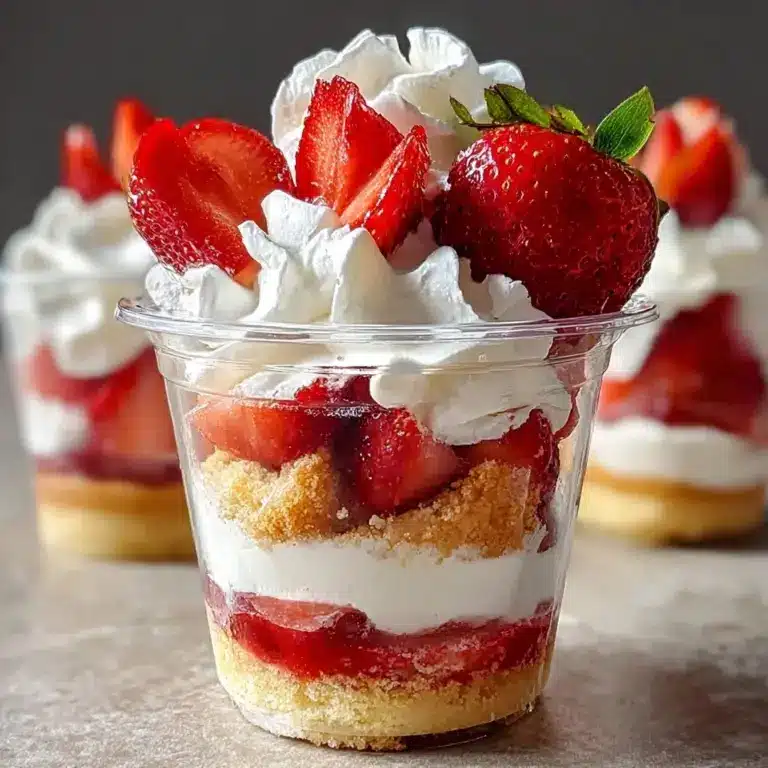 Easy Strawberry Shortcake Cups Recipe