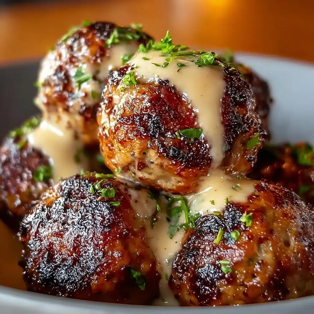 Korean BBQ Meatballs with Spicy Mayo Dip Recipe