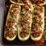 Easy Ground Beef Zucchini Boats (Healthy and Delicious) Recipe