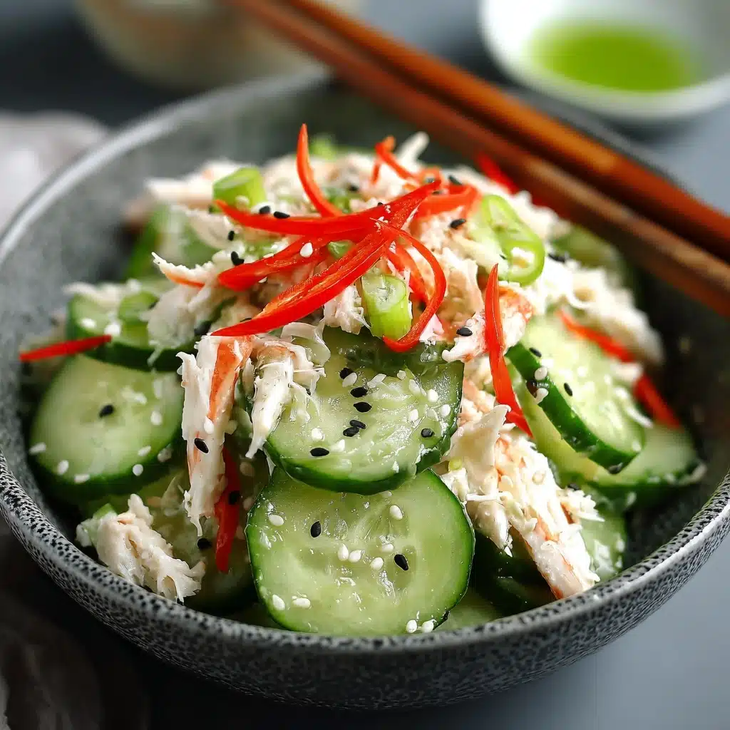 California Roll Cucumber Salad Recipe - Recipe Image