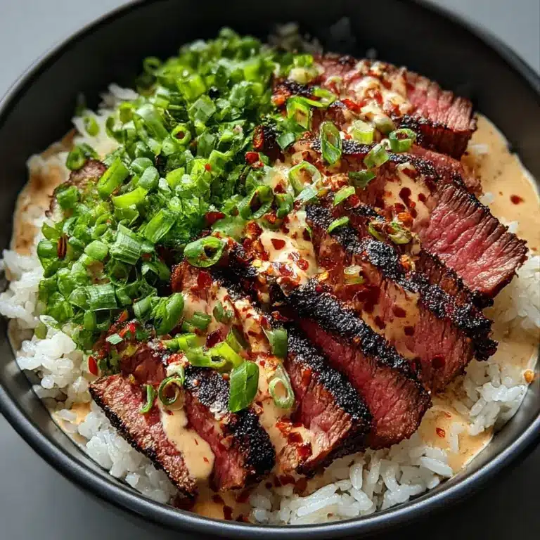 Korean BBQ Steak Bowls Recipe