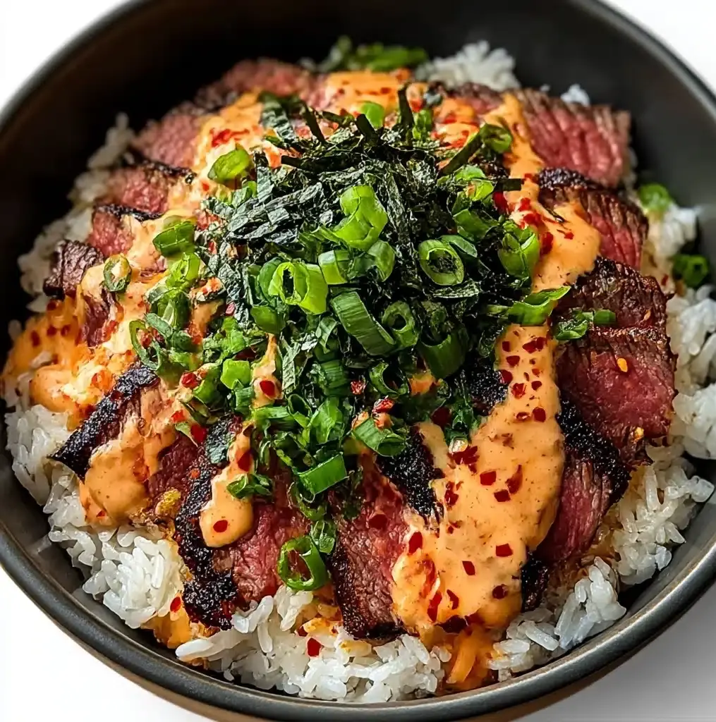 Korean BBQ Steak Bowls Recipe