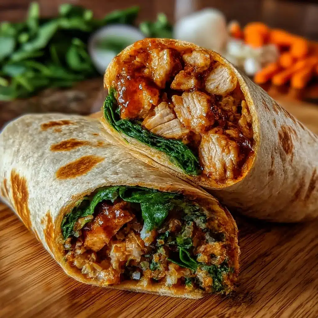 Sweet Chili Chicken Wraps Recipe - Recipe Image