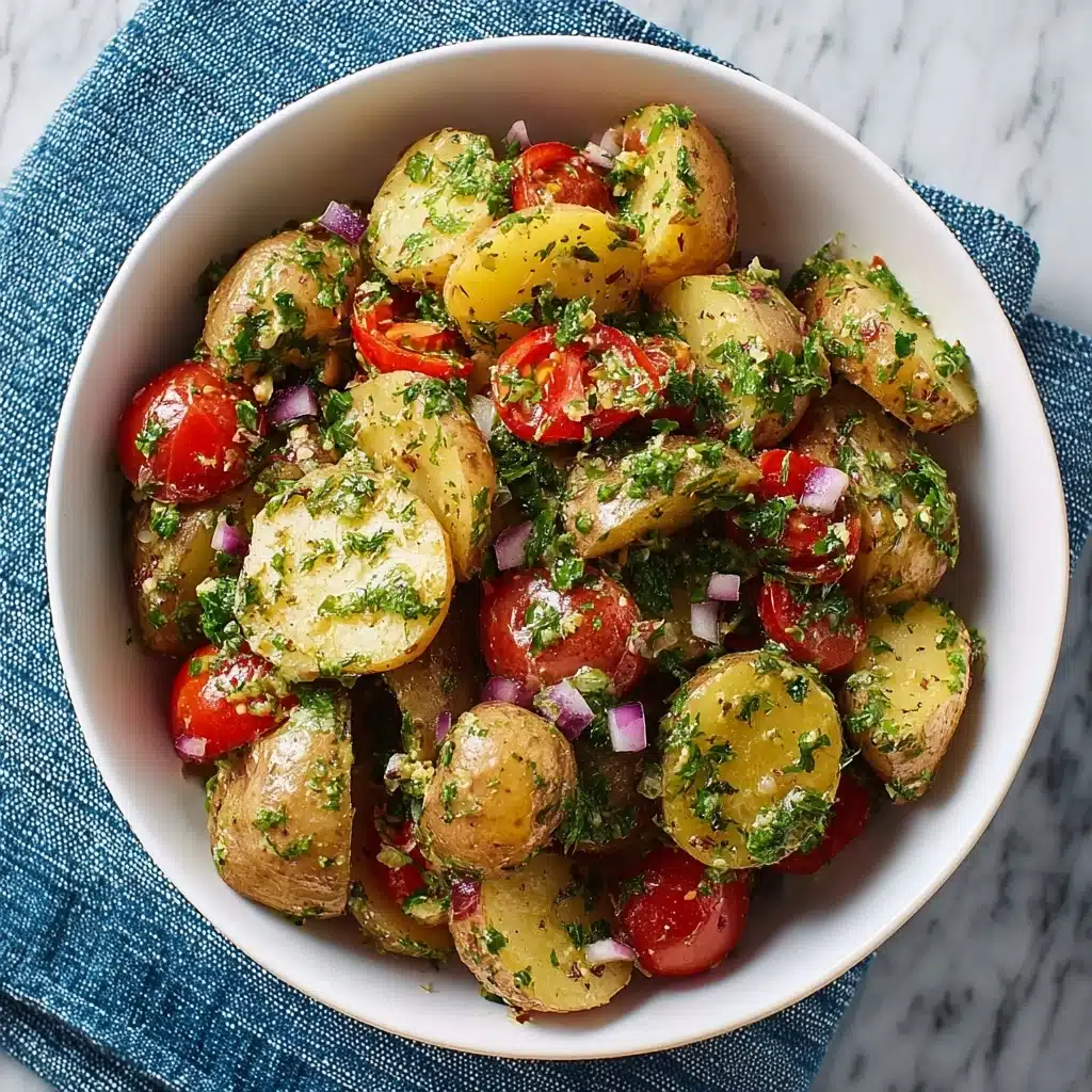 Easy Mediterranean Potato Salad with Fresh Herbs Recipe - Recipe Image