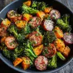 Honey Garlic Sausage Sweet Potatoes Recipe