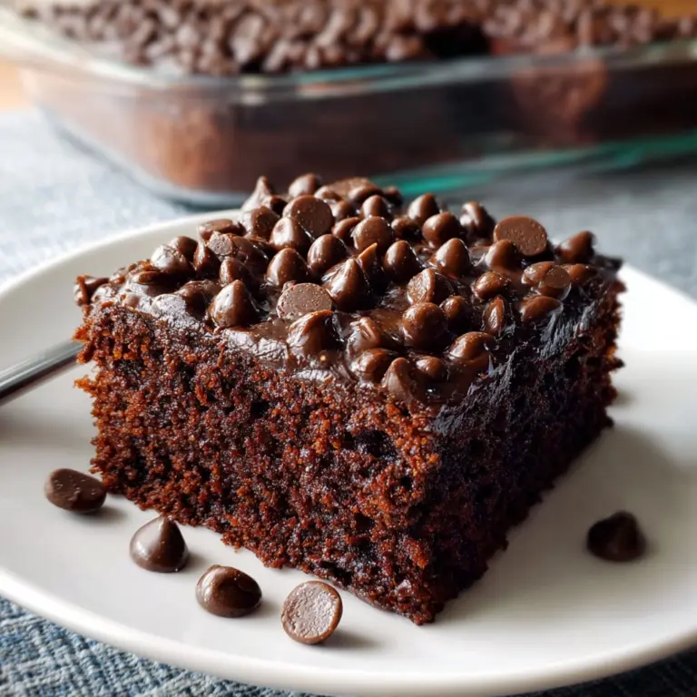 Chocolate Zucchini Cake Recipe