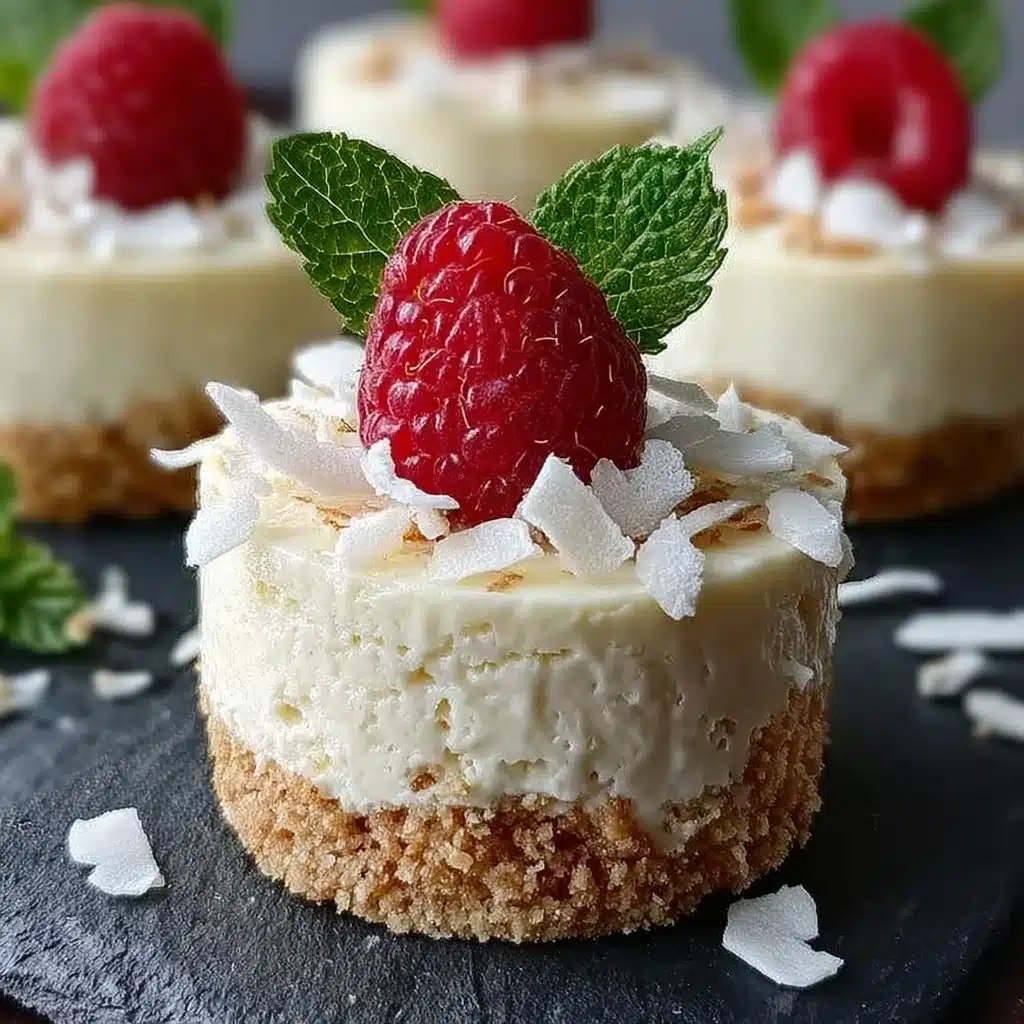 Coconut Milk Mini Cheesecakes Recipe - Recipe Image