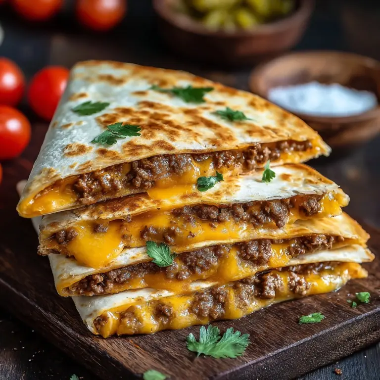 Smashburger Quesadillas Recipe