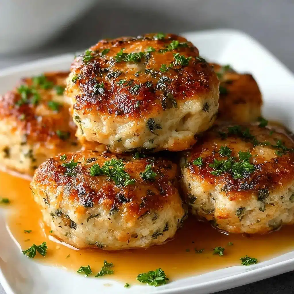 Garlic Parmesan Chicken Meatloaves Recipe - Recipe Image