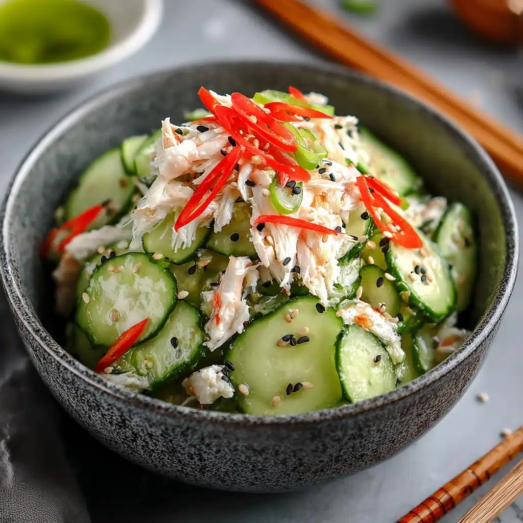 California Roll Cucumber Salad Recipe - Recipe Image