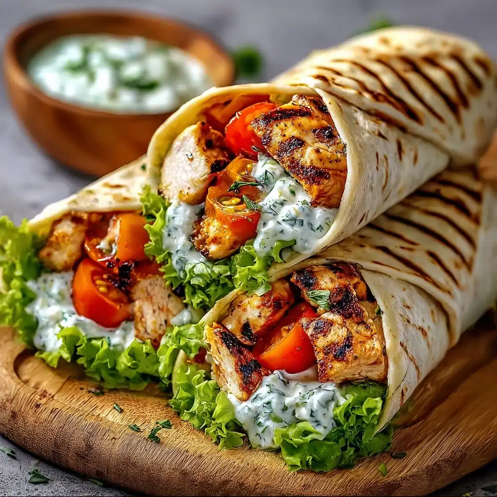 Mediterranean Chicken Gyros Recipe - Recipe Image
