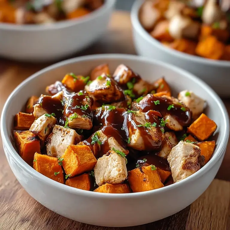 BBQ Chicken Sweet Potato Bowl Recipe
