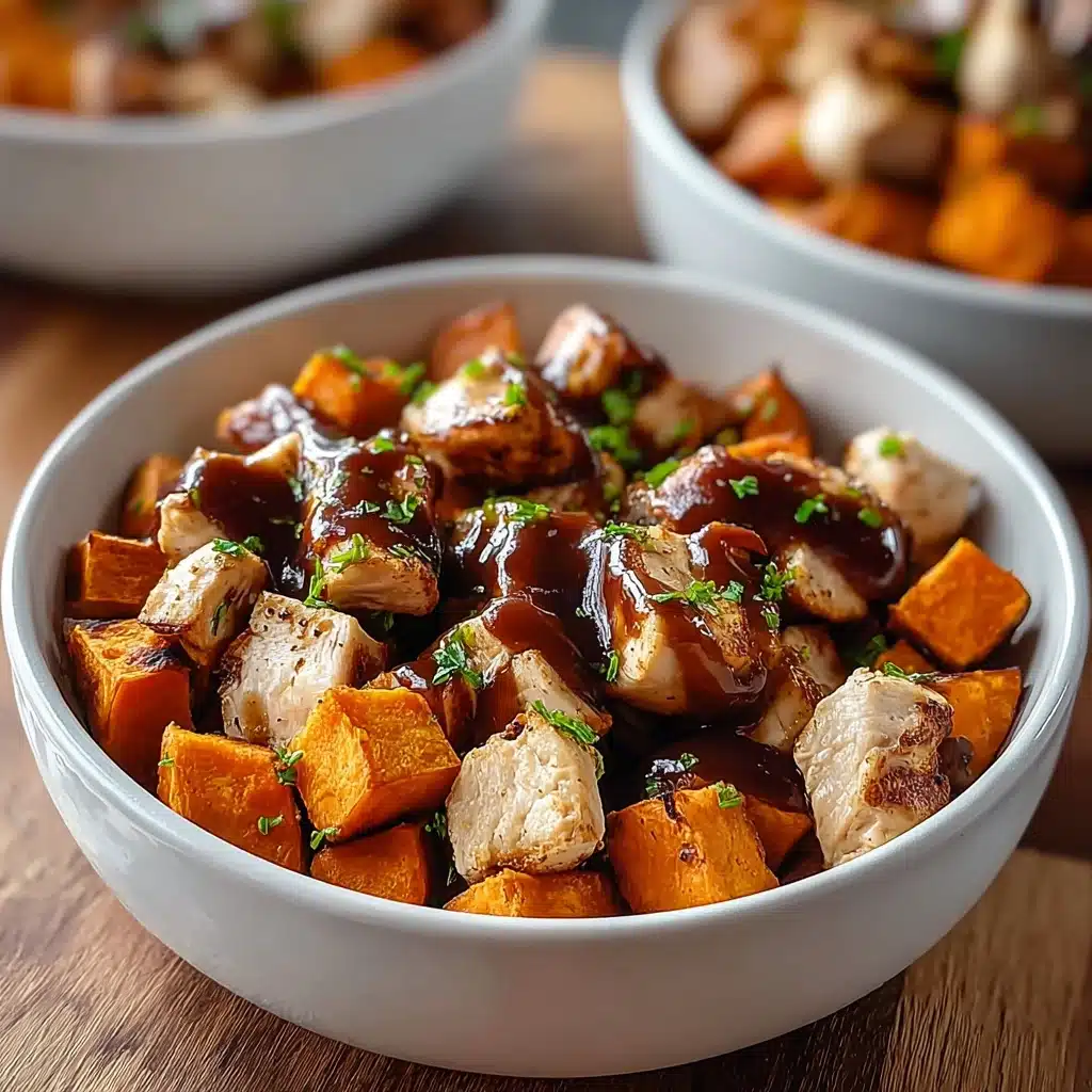 BBQ Chicken Sweet Potato Bowl Recipe - Recipe Image