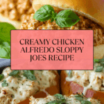 Chicken Alfredo Sloppy Joes Recipe