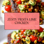 Fiesta Lime Chicken Recipe with Avocado Recipe