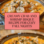 Creamy crab and shrimp seafood bisque Recipe