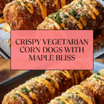 Crispy Homemade Vegetarian Corn Dogs Recipe
