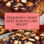 Moist Date and Almond Cake Recipe